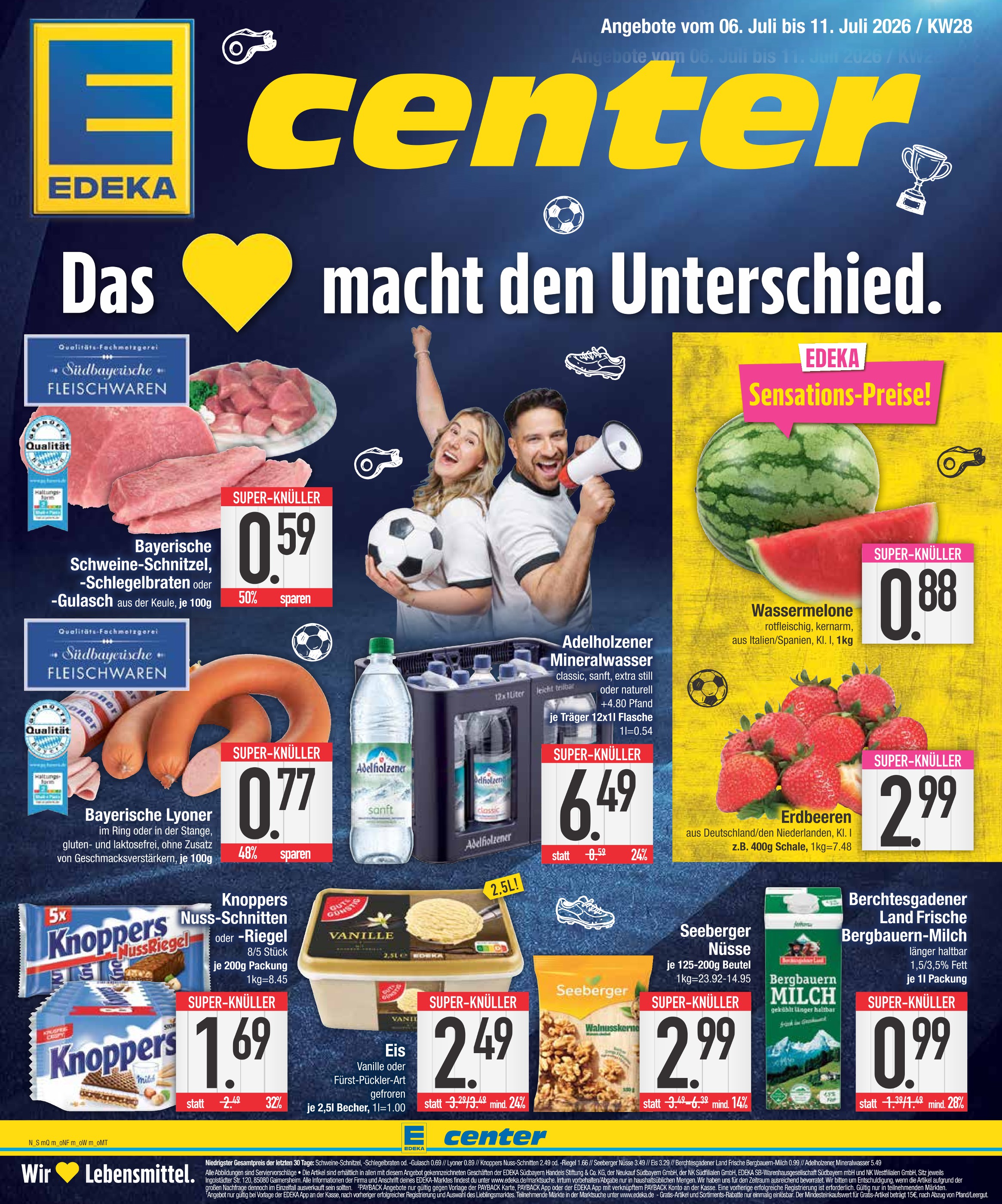Der aktuelle EDEKA Prospekt: Wir lieben Lebensmittel.